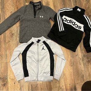 Jordan Zip Adidas Logo Zip Under Armour Fleece Quarter Zip Jacket Toddler Boy 4